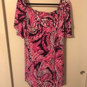 Lilly Pulitzer off the shoulder knit dress